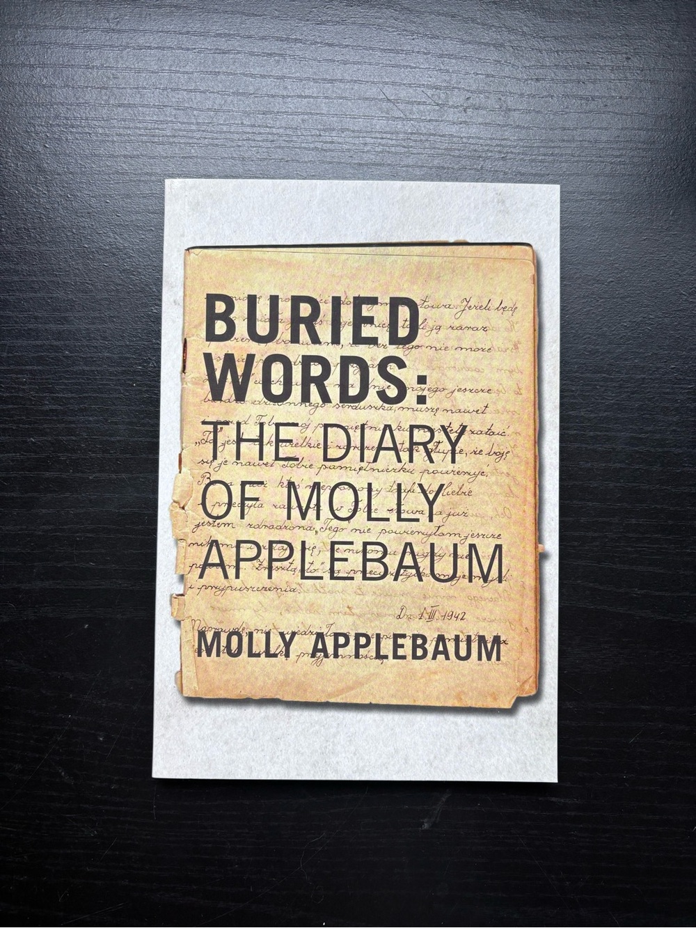 Buried Words: The Diary of Molly Applebaum // Paperback Book